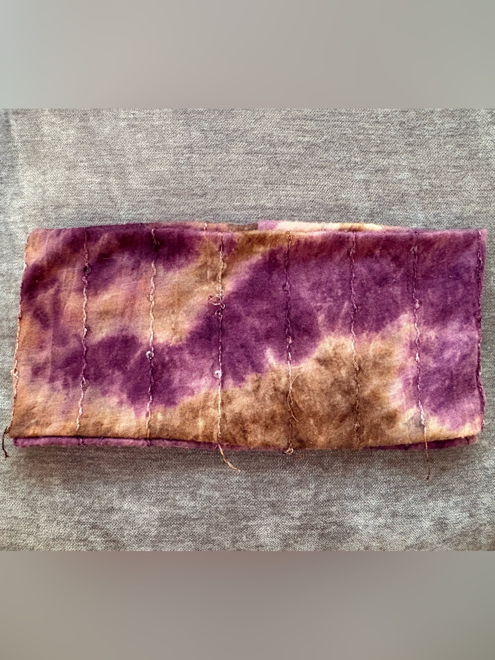 Tie-Dye Purple and Brown Headband